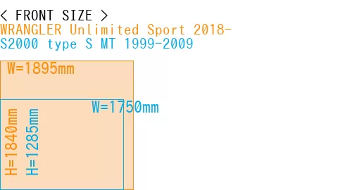 #WRANGLER Unlimited Sport 2018- + S2000 type S MT 1999-2009